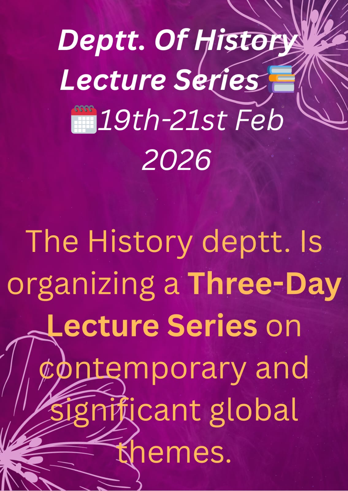 Lecture Series History
