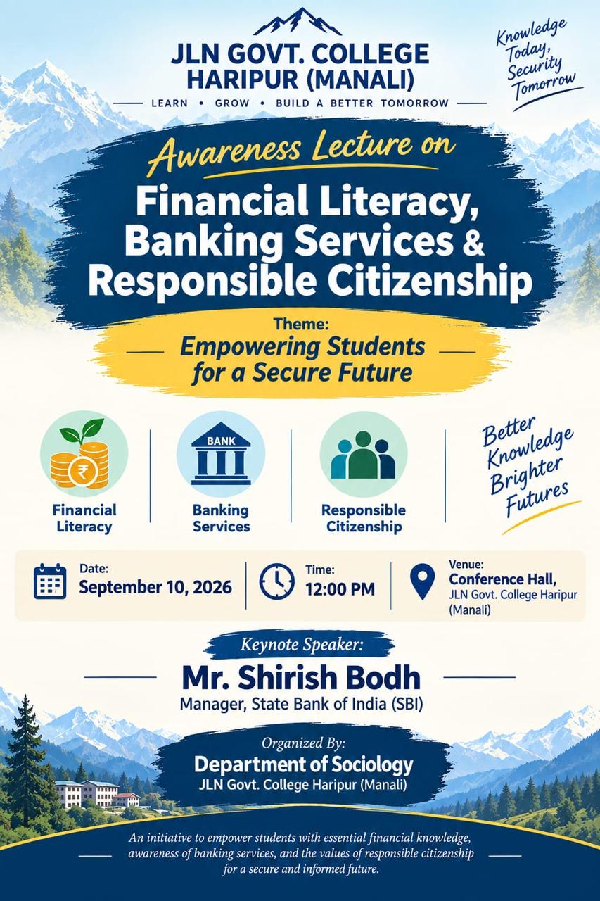 Awareness Lecture on Financial Literacy, Banking Services and Responsible Citizenship