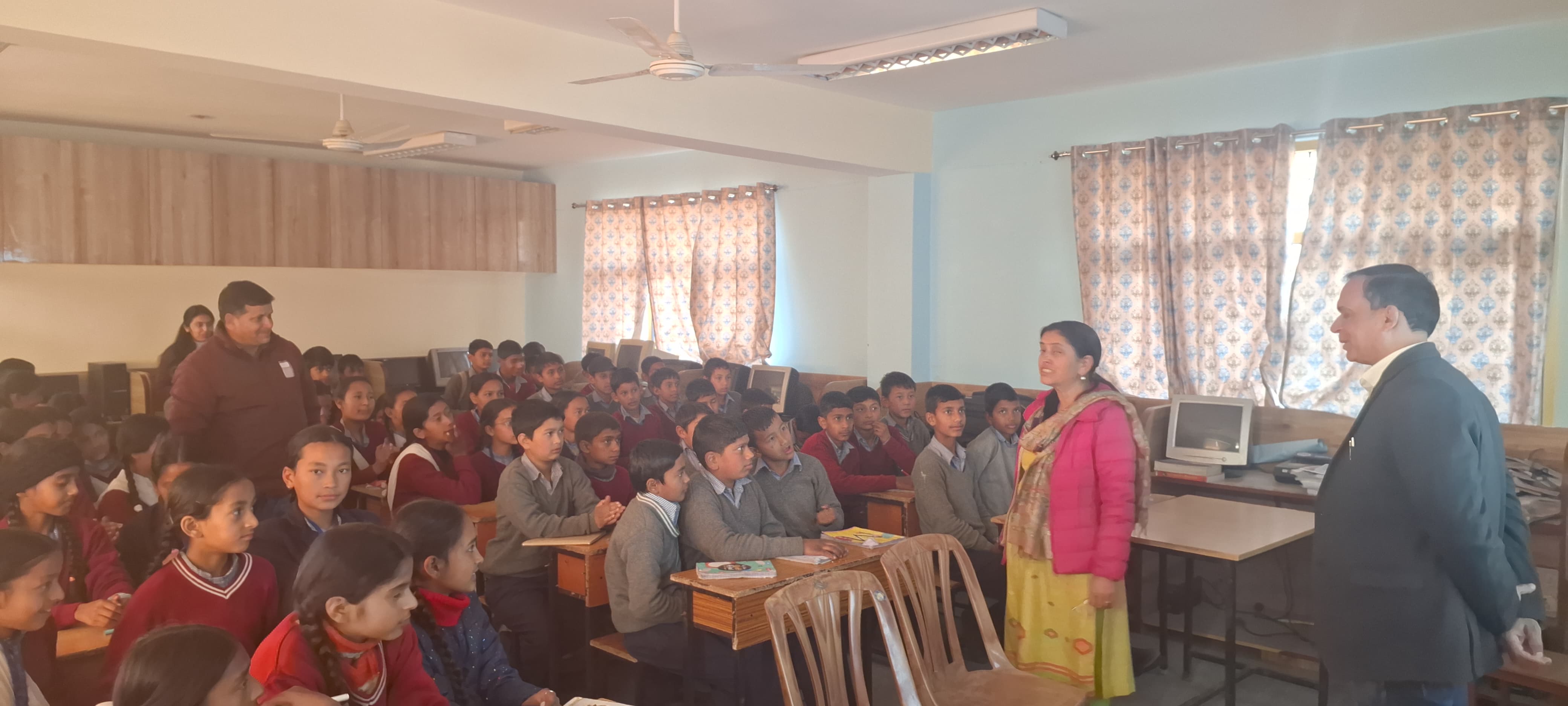 Orientation programme by JLN GC Haripur in PM Shree Govt Senior Secondary School Haripur on 20/12/2024